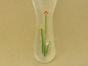 Fused Glass Spoon Rest - Flowers